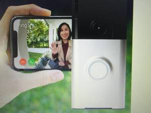 lot 30 image: Ring Video Doorbell open box Retail...