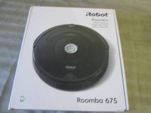 lot 71 image: iRobot Roomba 675 Vacuum open box R...