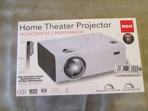 lot 78 image: RCA Home Theatre Projector open box...