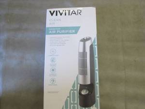 lot 79 image: Vivitar Clean Air Desktop Air Purif...