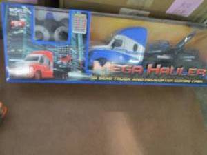 lot 168 image: RC Mega Hauler Truck & Helicopter ...