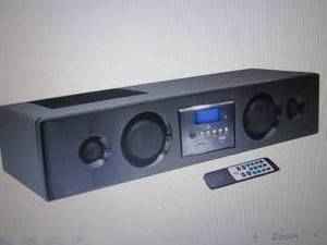 lot 112 image: 300-Watt Bluetooth Soundbar open bo...