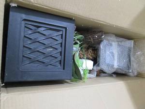 lot 170 image: Lighted Butterfly Topiary Lantern o...