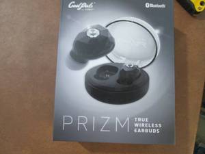 lot 203 image: Prizm True Wireless Earbuds open bo...