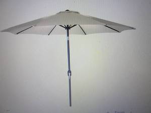 lot 152 image: 9 Steel Market Umbrella open box R...