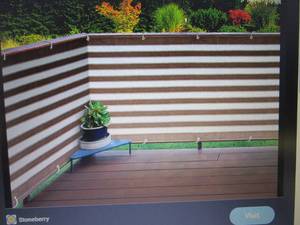 lot 177 image: Outdoor Privacy Screen 15x3 foot op...