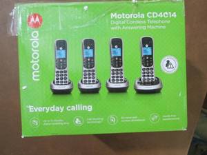 lot 191 image: Motorola Cordless Answering System ...