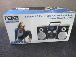 lot 277 image: Naxa Portable CDCassetteAMFM Sys...