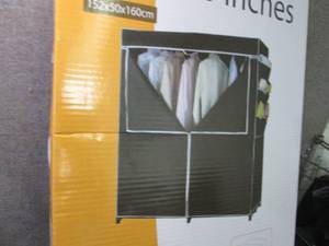 lot 280 image: At Home Portable Wardrobe 60 inche ...