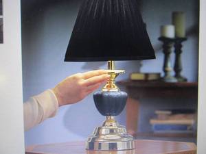 lot 316 image: Touch Table Lamp open box Retail $4...