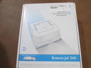 lot 263 image: IRobot Braava 240 jet Robot Mop o...