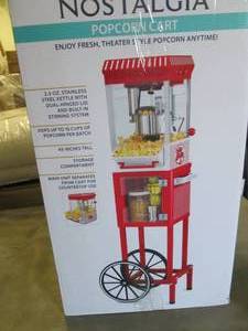 lot 299 image: Nostalgia Electrics Popcorn Cart op...
