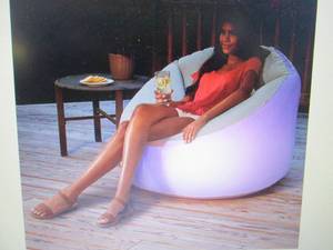 lot 302 image: Bestway Luxury Outdoor LED Inflatab...
