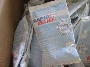 lot 369 image: Rapid Relief Cold Packs...