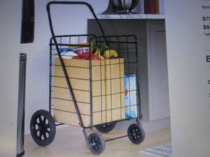 lot 337 image: Whitmor Deluxe Utility Cart open bo...