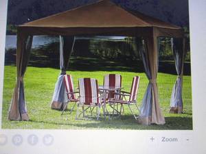 lot 351 image: 10x10 Portable Gazebo open box Ea...