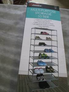 lot 348 image: Home Basics Multipurpose 10 Tier St...
