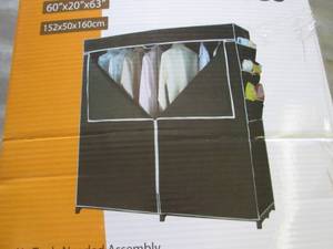 lot 349 image: At Home Portable Wardrobe 60 inche ...