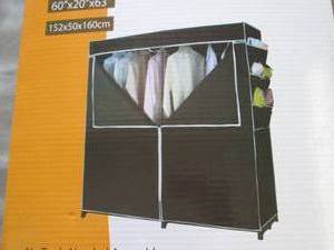 lot 350 image: At Home Portable Wardrobe 60 inche ...