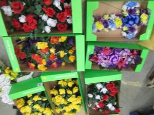 lot 357 image: 7 Headstone Sprays...