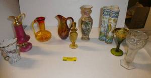 lot 38 image: Marble, Ceramic, Glass Dcor