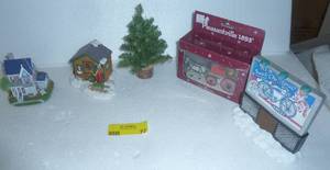 lot 77 image: Christmas dcor group