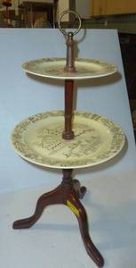 lot 79 image: 2 tier serving tray