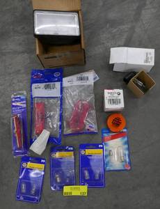 lot 137 image: Trailer lights and covers