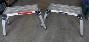 lot 179 image: 2 folding ladder steps