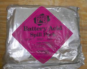 lot 200 image: Battery Acid Spill Cleanup Kit