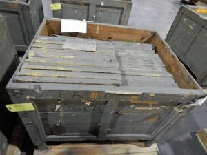 lot 34 image: Large Pallet of Vintage Glass Color Separation Plates and Negatives