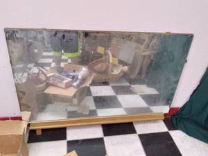 Vintage mirror dresser topper 48 x ...