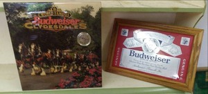 Budweiser Vintage Clock 16 x 16.75...