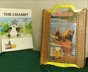 Vintage Hamms Beer Decor...