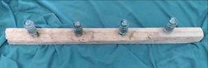 handmade coat rack out of vintage w...