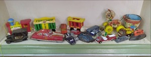 Fisher Price Circus train, metal ca...