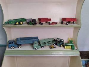 vintage metal trucks includes Tonka...