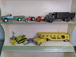 vintage Tonka metal Troy trucks...