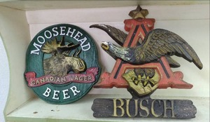Moosehead Beer & Busch Beer Decor...