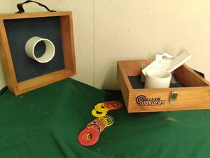 Bullseye washer toss game...