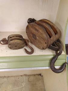 vintage pullys...