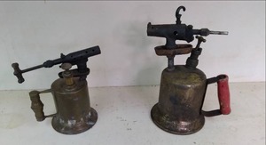 vintage torch cans...