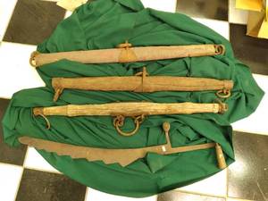 3 vintage farm implements...