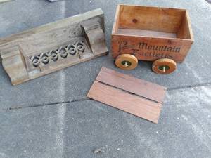 Vintage Wall Shelf Coat Rack 357...