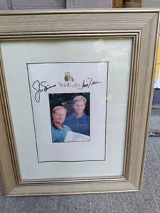 Signed Twin Eagles Golf Course Fram...