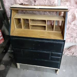 Vintage Secretary Hutch with 3 draw...