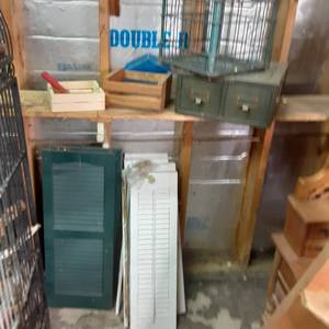Vintage Green metal 2 drawer file b...