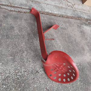 Heavy Duty Solid Metal Red painted ...