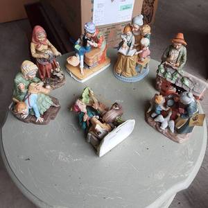Large lot of hand painted Lefton ce...
