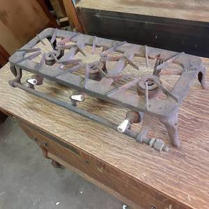 Heavy Duty Cast Iron Antique 3 burn...